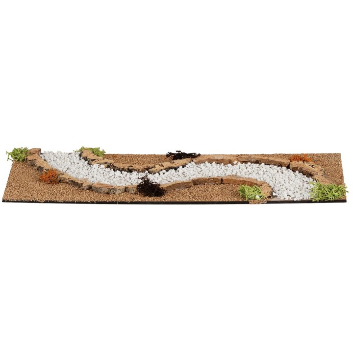 Left curve road cm 13x33x1 h