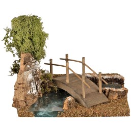 Left curve with depth effect with bridge cm 16x12x12