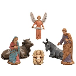 Nativity 6 subjects series 10 cm Landi Moranduzzo