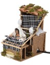 Weaver at the loom 10 cm in motion