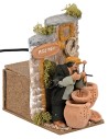 Aggiustapiatti in movimento per presepe 10 cm