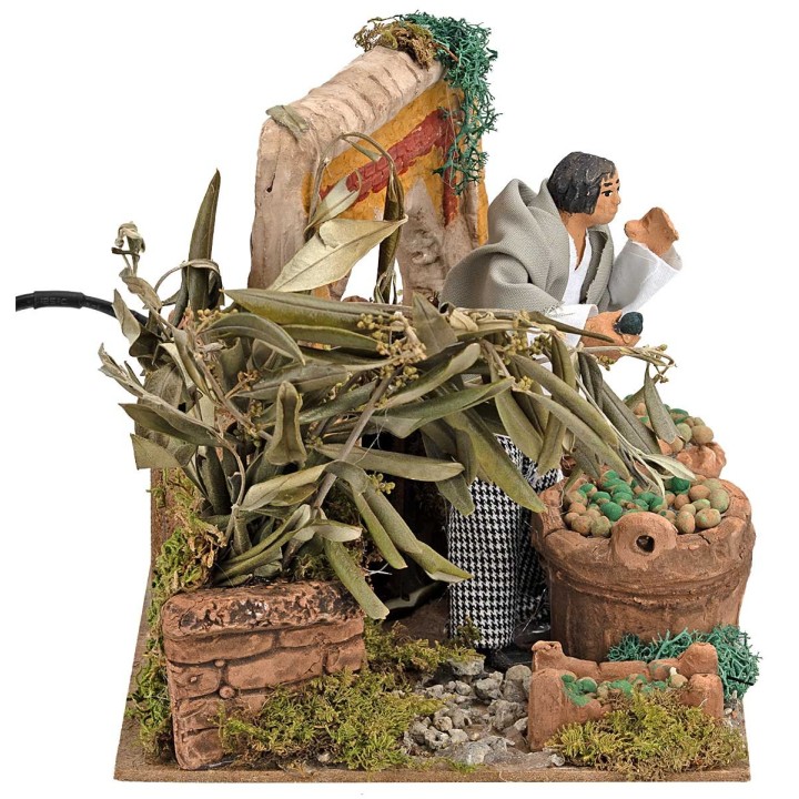 Raccoglitore di olive serie 14 cm in movimento