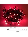 Minilucciole 180 Led luce rossa con giochi di luce per esterno e interno