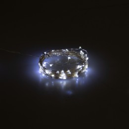 100 Micro Led luce bianco freddo funzionante a corrente