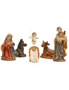 Nativity 5 figures series 7 cm in resin