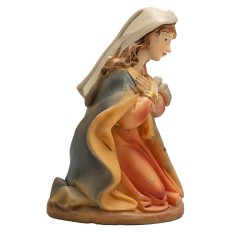 Kneeling Madonna in resin series 20 cm 2