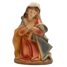 Madonna inginocchiata in resina serie 11-12 cm