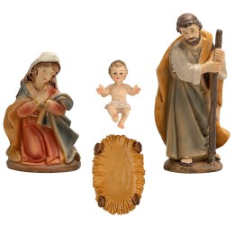 Natività 3 pezzi in resina serie 11-12 cm