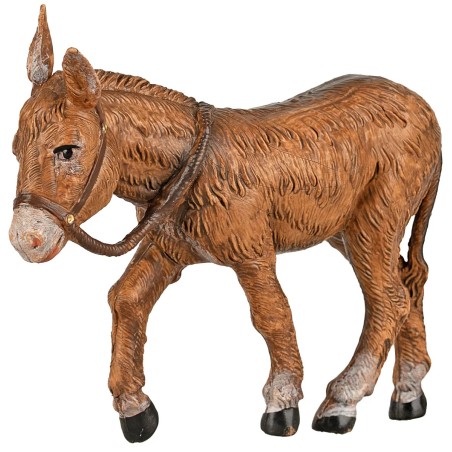 Asino marrone Fontanini per statue da 12 cm