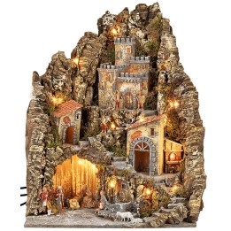 Pesebre iluminado en varios niveles 31x30x33h