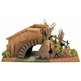 Bridge over the river 20x14x11.5 cm h