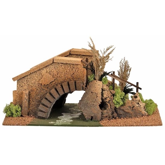Bridge over the river 20x14x11.5 cm h