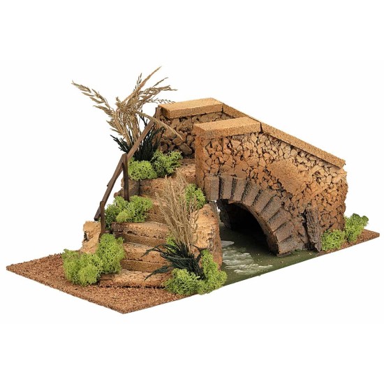 Bridge over the river 20x14x11.5 cm h