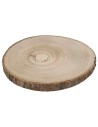 Base tronco in legno naturale con corteccia Ø 21-22 cm