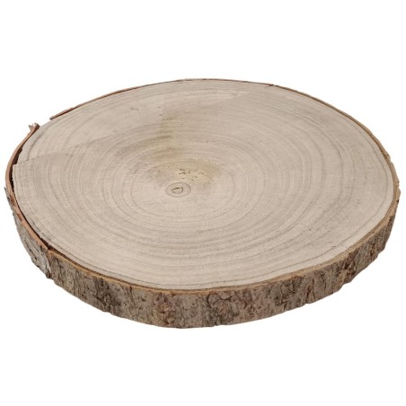 Juego de dos discos de madera Ø 12,5-13,5 cm