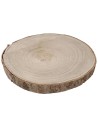 Base tronco in legno naturale con corteccia Ø 24,5-26 cm
