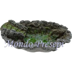 Nuevo lago Ruscello cm 36x24x9,5 h. Lago pesebre Mundo Pesebres 2