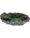 New Ruscello lago cm 36x24x9,5 h. Lago presepe Mondo Presepi