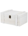 Cajón blanco de madera cm 30x21x14,3 h