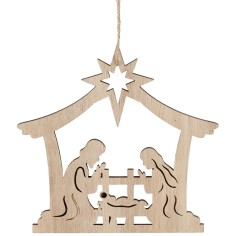 Set of 2 resin Santa Claus hangers 7.5x7.4 cm h 2