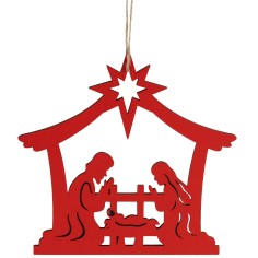 Juego de 2 colgantes de Papá Noel de resina de 2