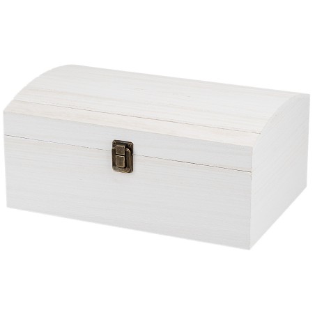 Cofre de madera cm 18x18x10 h