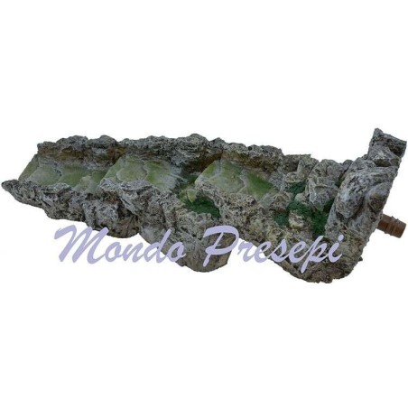 New Ruscello Cascata cm 29x9 - Il presepe fai da te Mondo