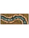 Section of river curving to the right with depth effect cm 32x12x2.3 h