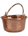 Copper pot for Nativity Scene h 4.5 cm