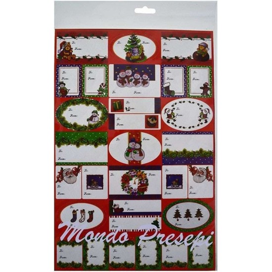 Pegatinas navideñas Mondo Presepi