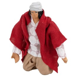Standing man 14 cm with arm up-down