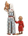 Donna con bimbo e brocca serie Landi 6 cm