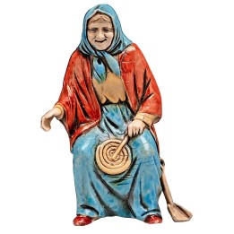 Donna seduta serie 10 cm Landi Moranduzzo