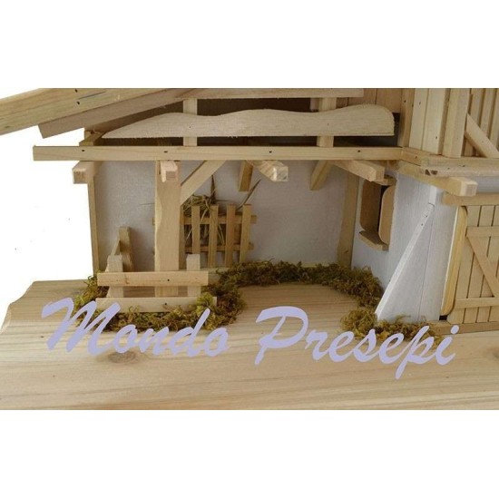 Capanna in legno cm 59x29x27 Mondo Presepi