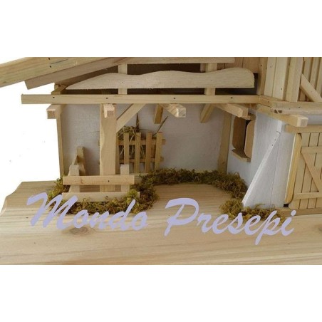 Capanna in legno cm 59x29x27 Mondo Presepi