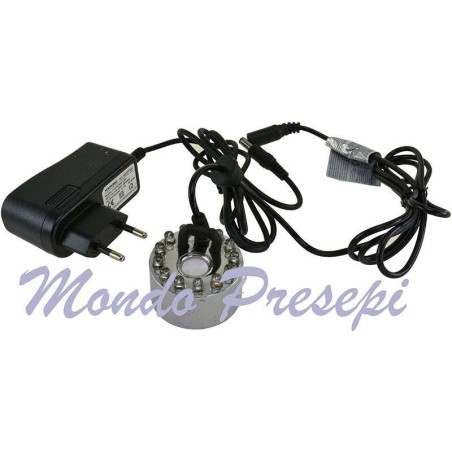 Nebulizzatore con led colorati completo di alimentatore Effetto