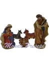 Natividad de 15 cm en resina