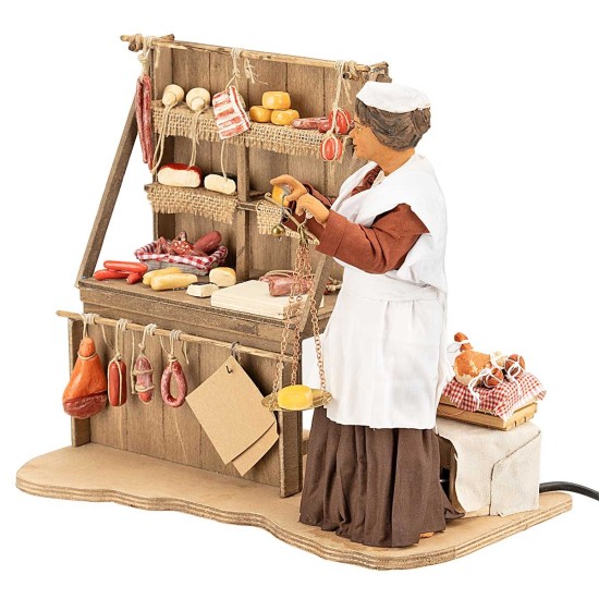 Salumiera al banco serie 30 cm in movimento
