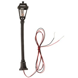 Lampione con lampada inglese da terra h 6 cm 12v
