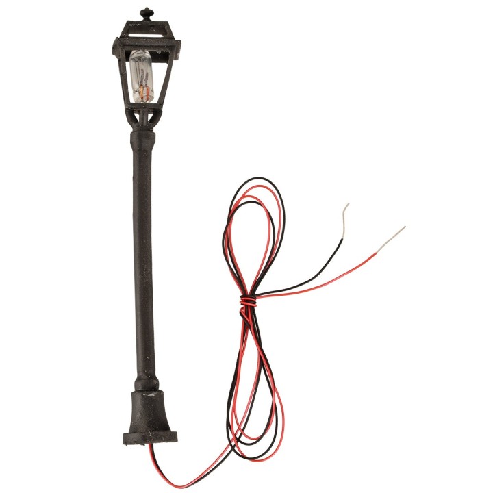 Lampione con lampada inglese da terra h 6 cm 12v