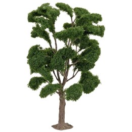 Albero con chioma verde  h 30 cm per Presepe