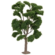 Albero con chioma verde  h 30 cm per Presepe