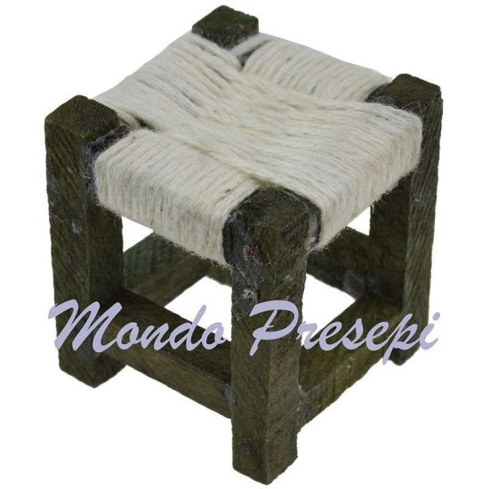 Taburete cm 3x3x3,5 h. Mundo Belenes