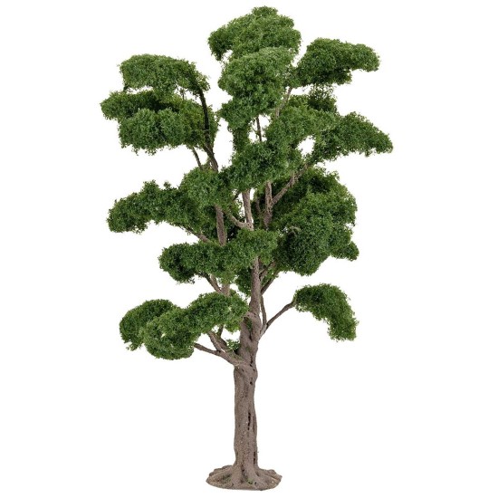 Albero con chioma verde  h 30 cm per Presepe