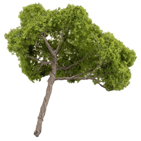 Albero di pino a ombrello h 12 cm verde chiaro