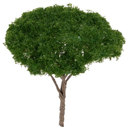Albero di pino a ombrello h 9 cm verde scuro