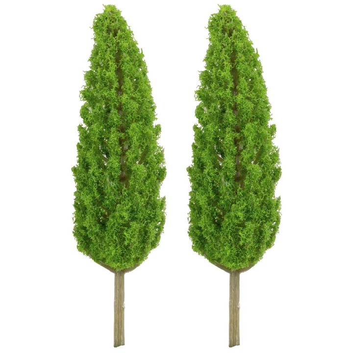 Set 2 cipressi  cm 15 h per presepe