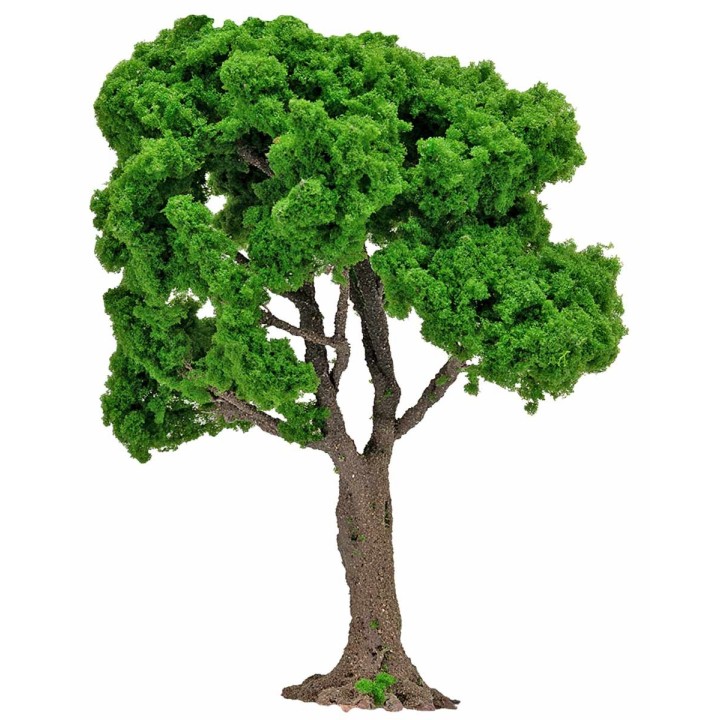 Albero verde h 16 cm per presepe e modellismo