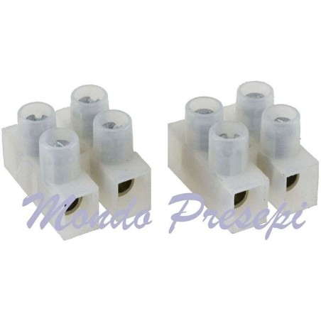 Set 2 morsetti mammut per collegamento cavi Mondo Presepi