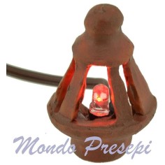 Lume da parete con led tremolante 3,5V. luci presepe Mondo 2